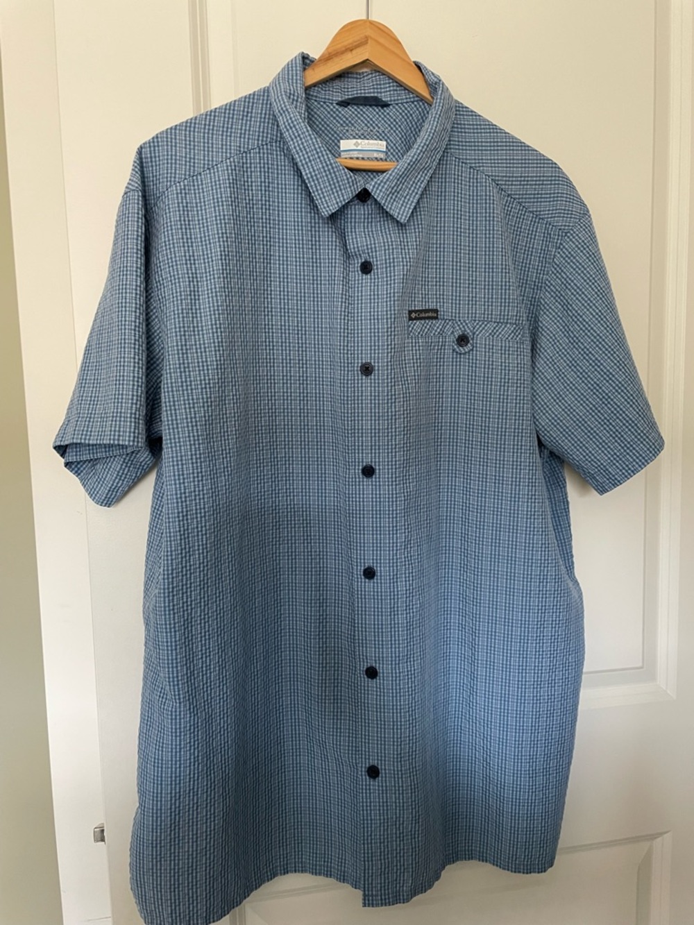 Columbia Omni Shade Short Sleeve Button-Up Shirt XL